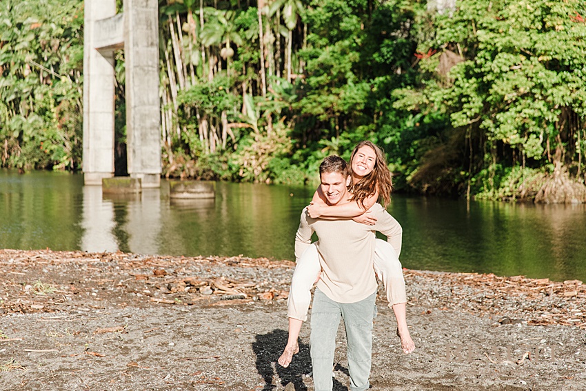 BEAUTI photography Big Island Hawaii photo shoot surf beach engagement photo