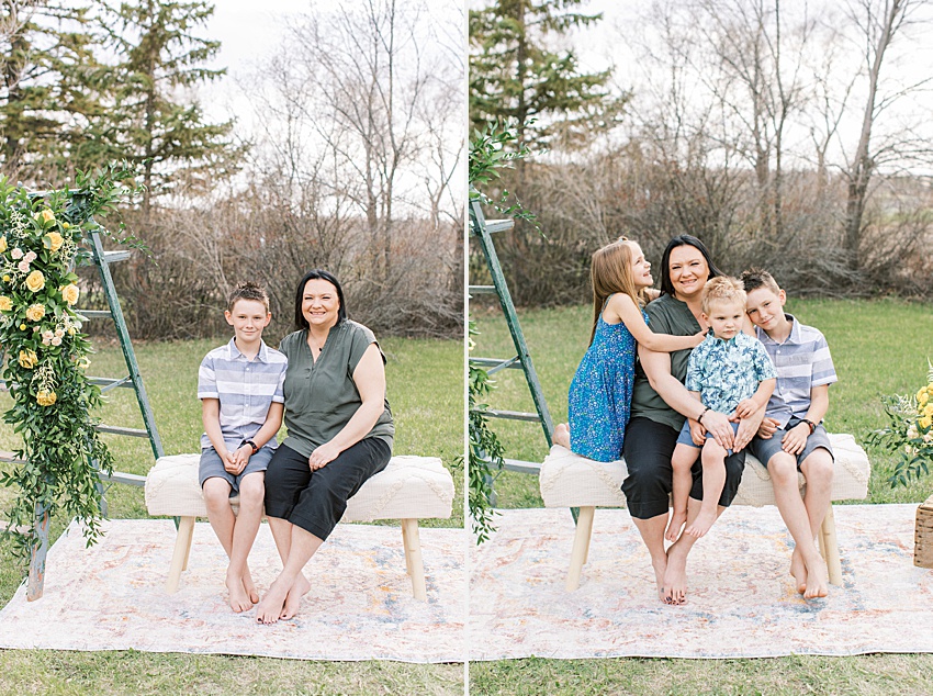 BEAUTI photography Weyburn Saskatchewan photographer Brady's House of Flowers A Mother's Love portraits