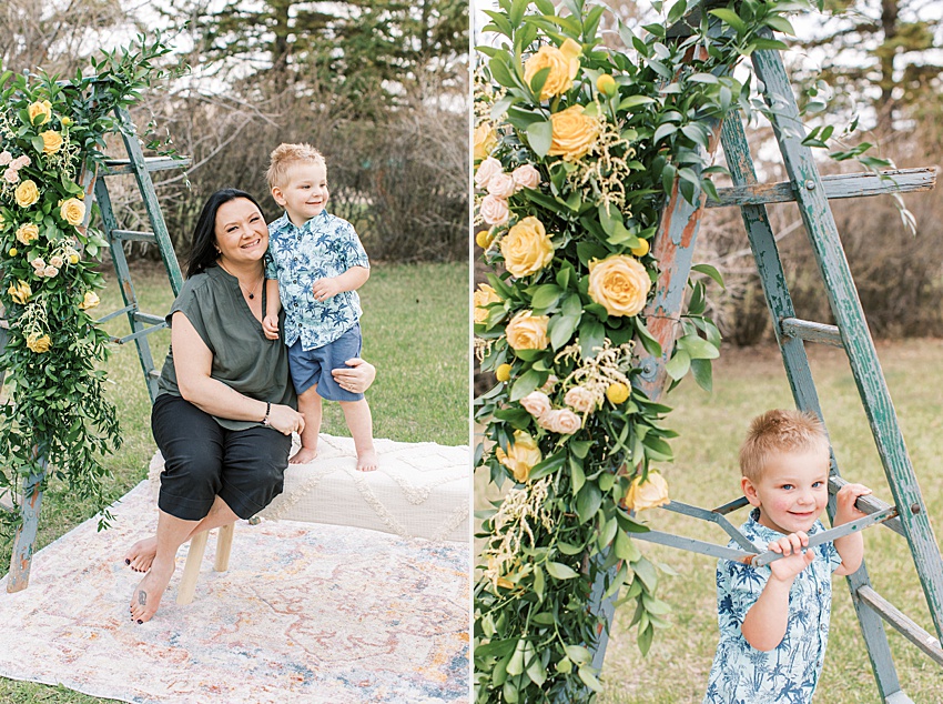 BEAUTI photography Weyburn Saskatchewan photographer Brady's House of Flowers A Mother's Love portraits