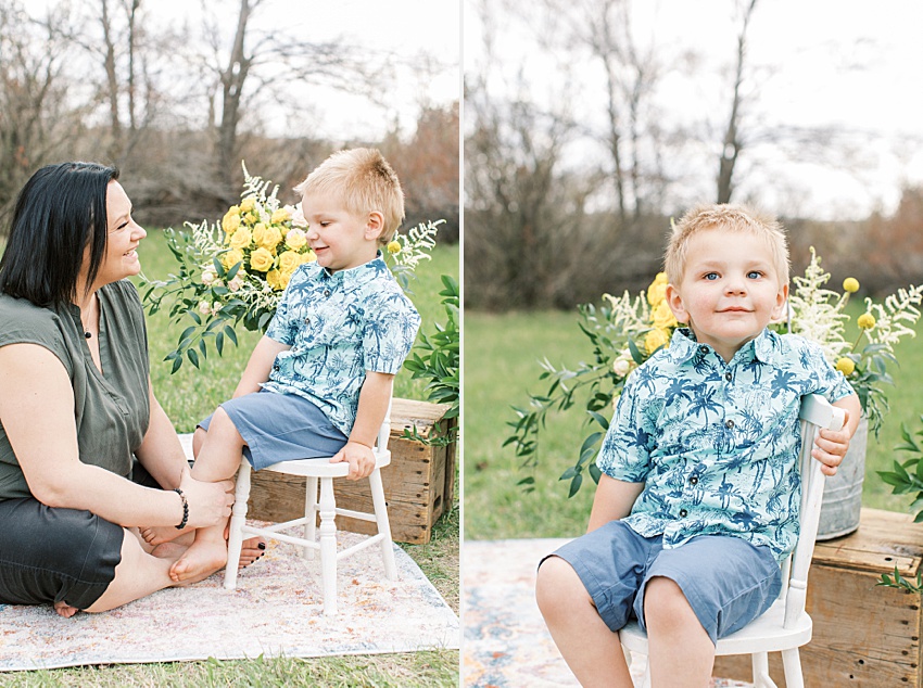 BEAUTI photography Weyburn Saskatchewan photographer Brady's House of Flowers A Mother's Love portraits mother and son