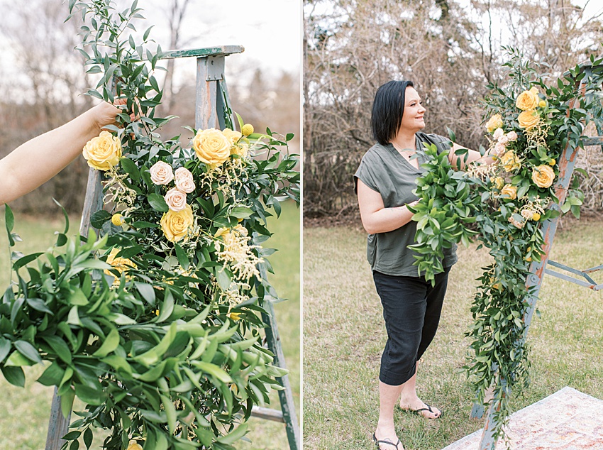 BEAUTI photography Weyburn Saskatchewan photographer Brady's House of Flowers floral designer