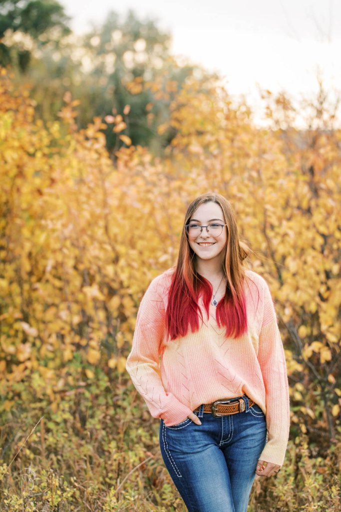 Jenelle Quigley Photography Weyburn lifestyle photographer WCS Grad Class of 2024 Nickle Lake fall grad casuals