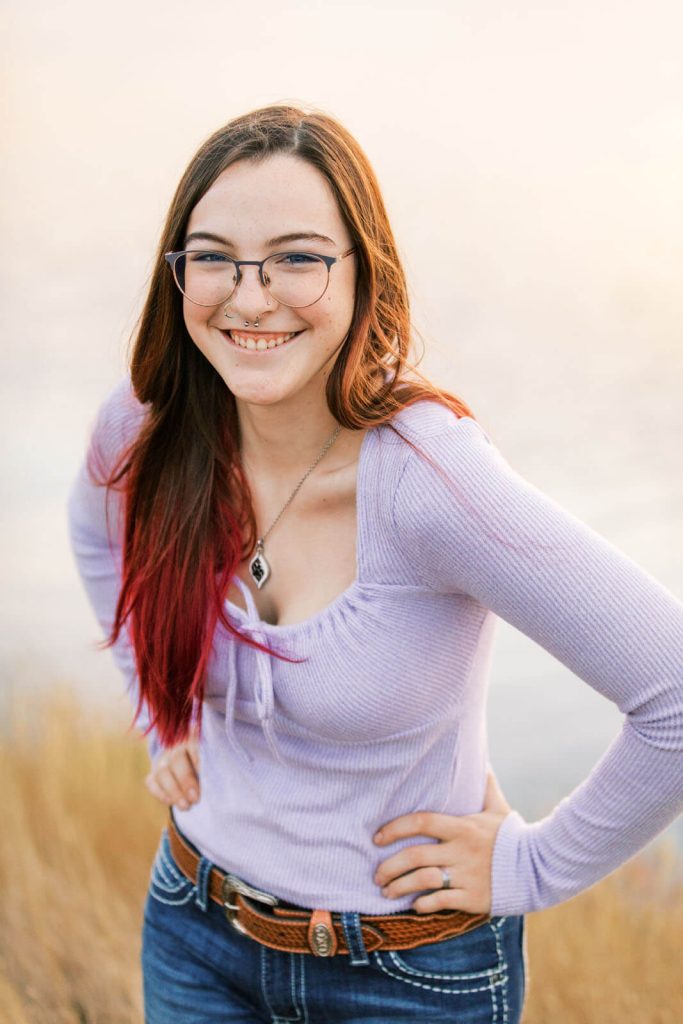 Jenelle Quigley Photography Weyburn lifestyle photographer Class of 2024 Nickle Lake fall grad casuals sunset