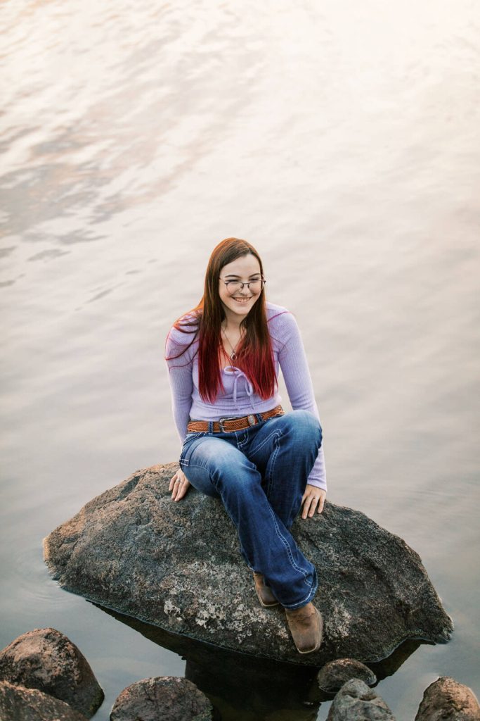 Jenelle Quigley Photography Weyburn lifestyle photographer WCS Grad Class of 2024 Nickle Lake fall grad casuals sunset