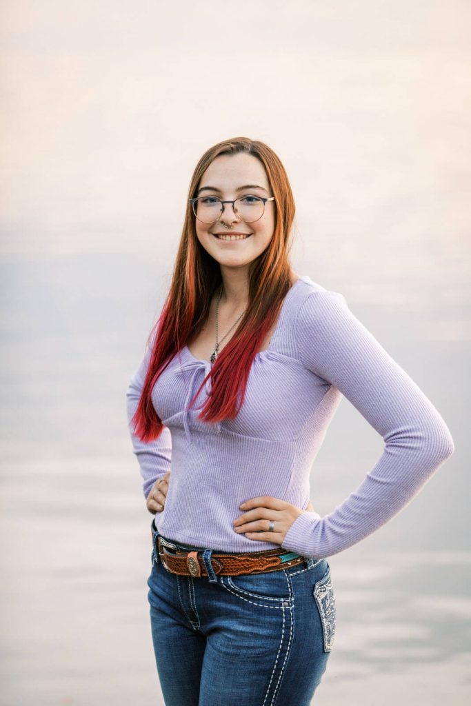 Jenelle Quigley Photography Weyburn lifestyle photographer Class of 2024 Nickle Lake fall grad casuals sunset