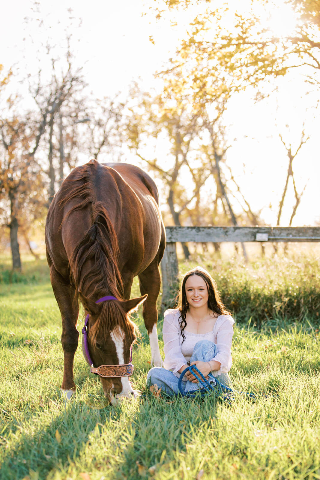 Jenelle Quigley Photography Saskatchewan lifestyle photographer fall sunset class of 2024 western theme rodeo horses