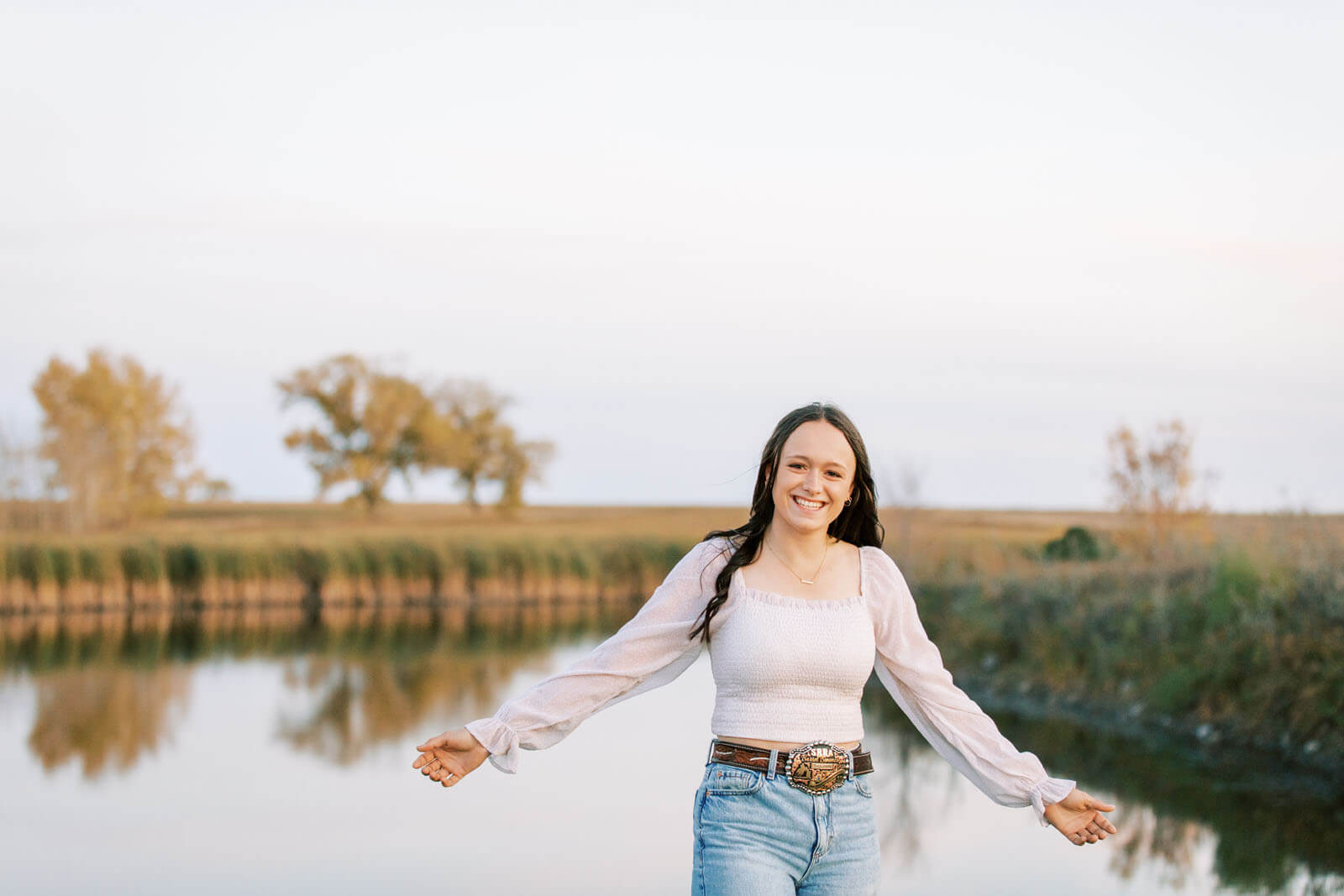 Jenelle Quigley Photography Saskatchewan lifestyle photographer sunset grad casuals in Radville class of 2024