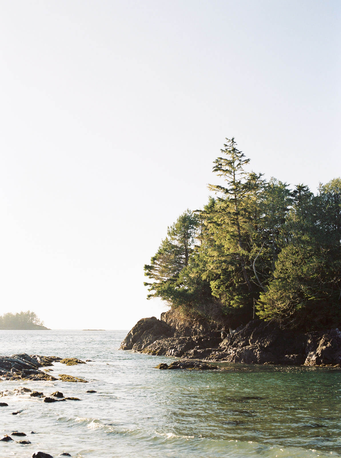 Jenelle Quigley Photography Vancouver Island travel photographer Chesterman Beach sunset Tofino on film surfers